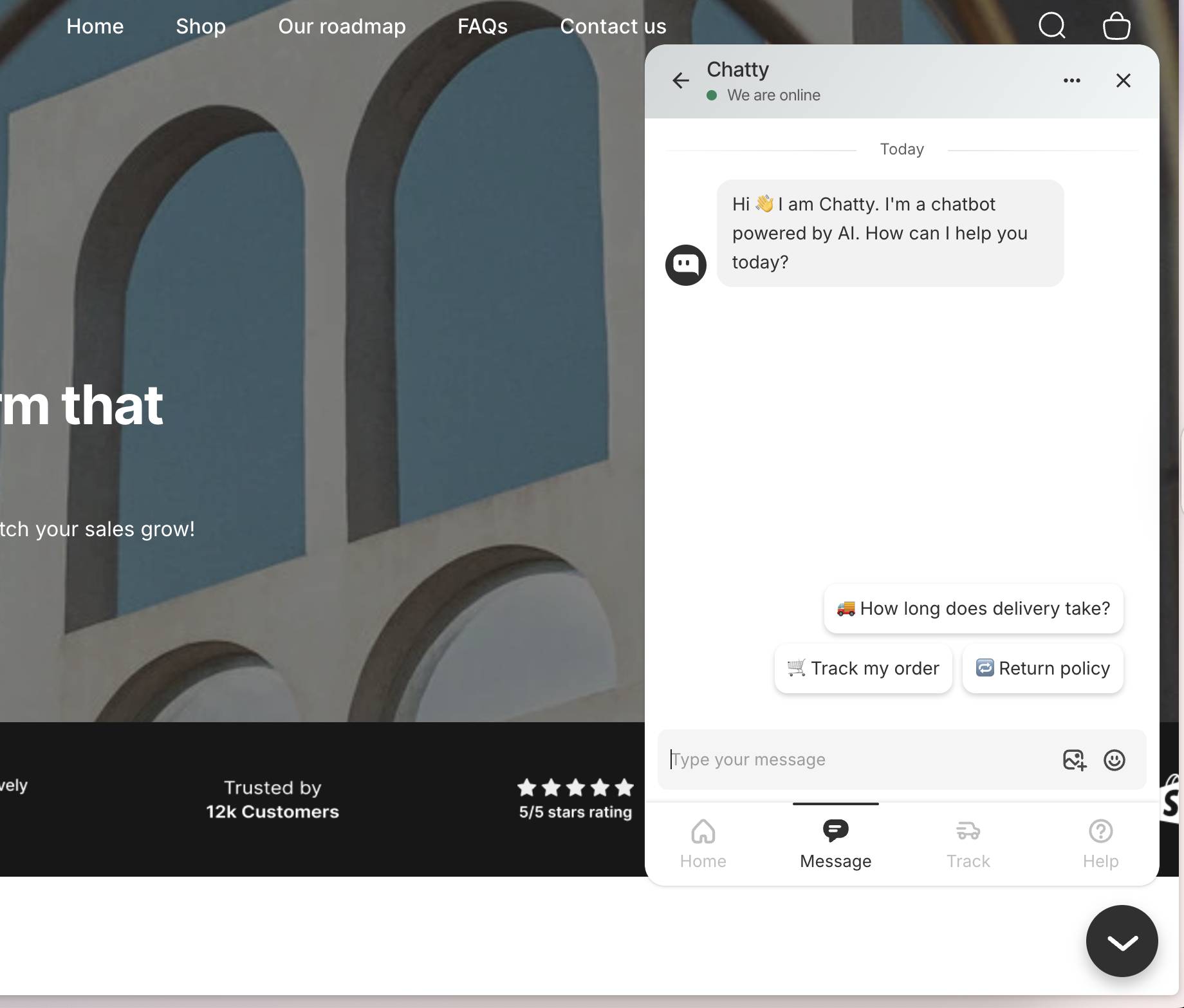 B2B e-commerce Chatty