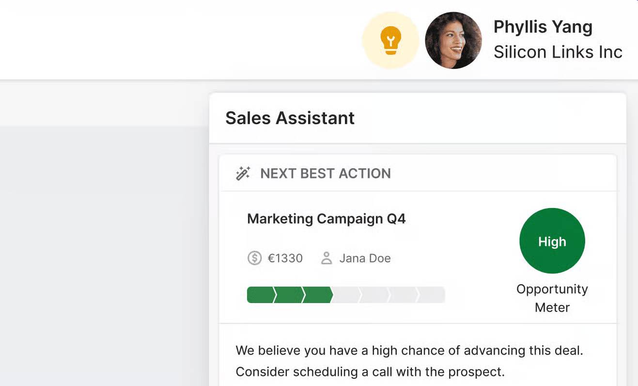 Customer service quality assurance Pipedrive AI Sales Assistant