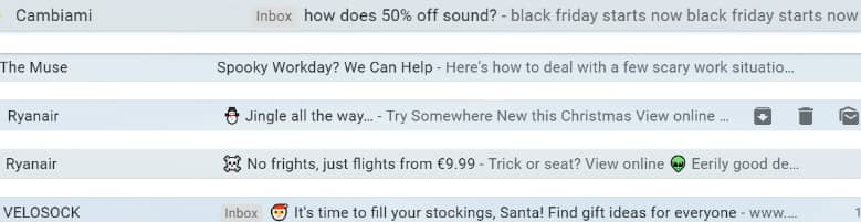 eCommerce Email Marketing Subject Lines
