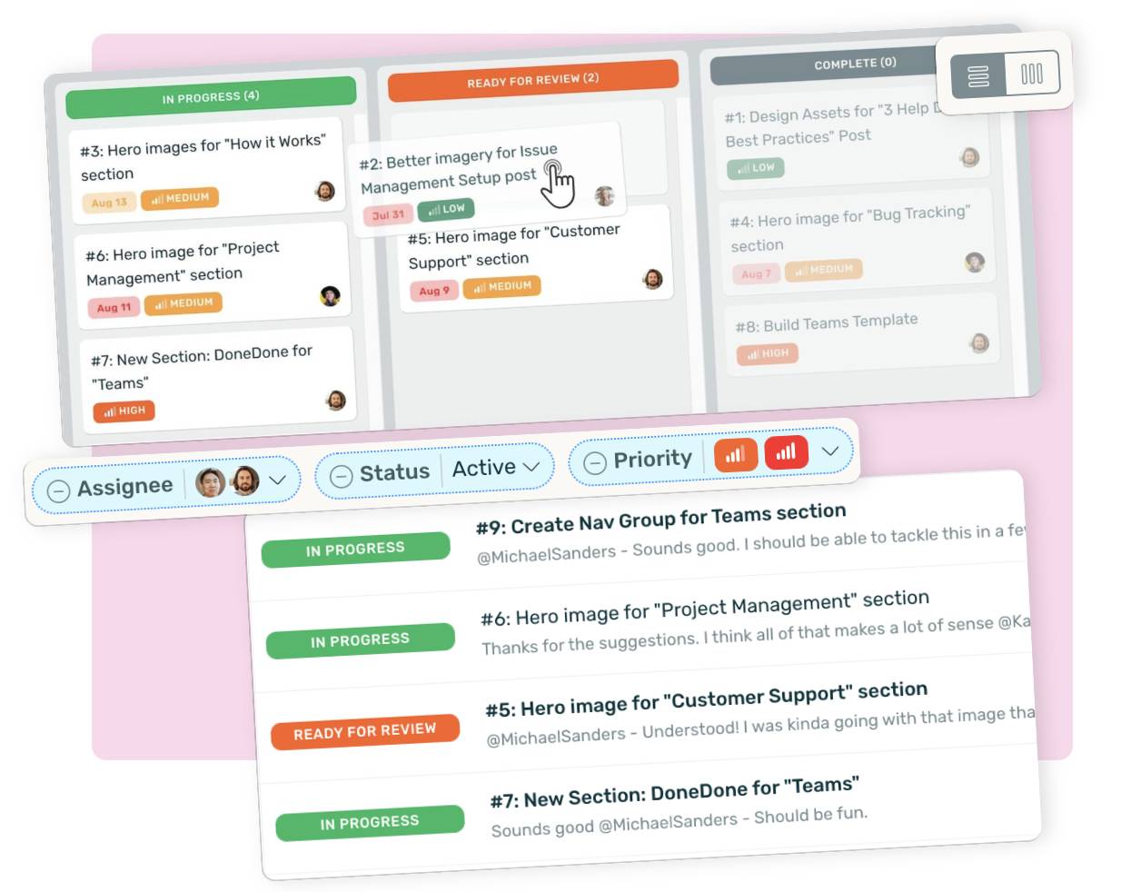 Issue tracking software DoneDone