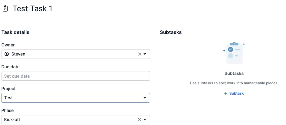 Issue tracking software Pipedrive assign tasks