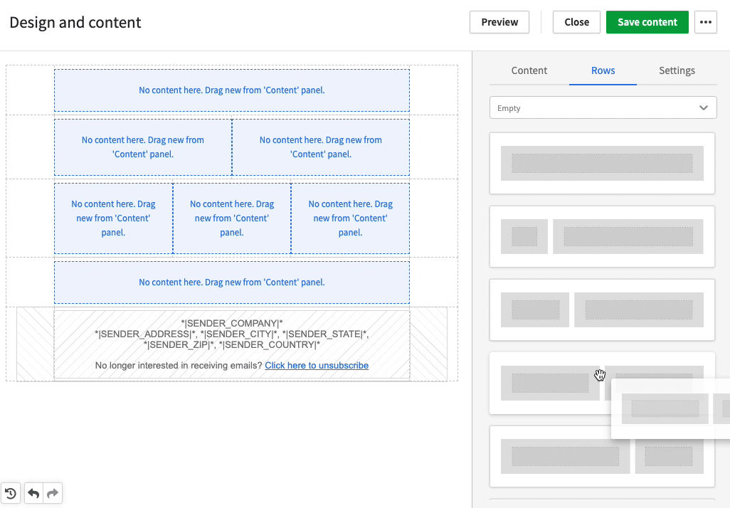AI A/B testing Pipedrive email builder